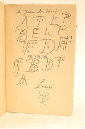 VILMORIN : Le violon - Signiert, Erste Ausgabe - Edition-Originale.com