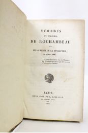 VIMEUR de ROCHAMBEAU : Mémoires du Maréchal Rochambeau sur les guerres de la Révolution de 1789 à 1807 - Edition-Originale.com