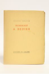 VINAVER : Hommage à Bédier - First edition - Edition-Originale.com