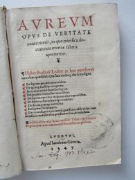 VIVALDI : Aureum opus de veritate contrionis, in quo mirifica documenta aeterna aperientur - Edition Originale - Edition-Originale.com