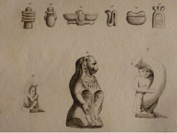Voyage dans la Basse et Haute Egypte : Antiquités Egyptiennes. (Planche 98).<br /> - First edition - Edition-Originale.com