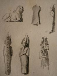 Voyage dans la Basse et Haute Egypte : Divinités Egyptiennes. (Planche 96).<br /> - First edition - Edition-Originale.com