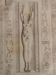 Voyage dans la Basse et Haute Egypte : Planche 118 (Hiéroglyphes, bas-reliefs et obélisques).<br /> - Edition-Originale.com