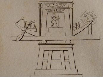 Voyage dans la Basse et Haute Egypte : Planche 121. (Figures de divinités et autres bas-reliefs).<br /> - Erste Ausgabe - Edition-Originale.com