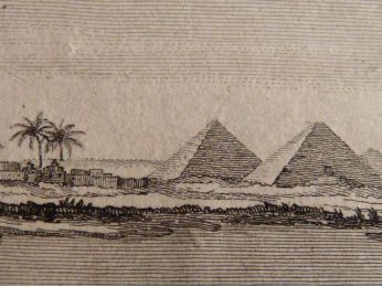 Voyage dans la Basse et Haute Egypte : Vues des Pyramides de Djyzéh. (Planche 19).<br /> - Edition Originale - Edition-Originale.com