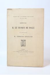 VOGUE : Séance de l'Académie Française du 4 Juin 1903. Réponse de M. le vicomte de Vogüé au discours de M. Edmond Rostand - Prima edizione - Edition-Originale.com