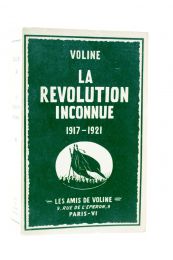 VOLINE : La révolution inconnue 1917-1921 - Edition-Originale.com