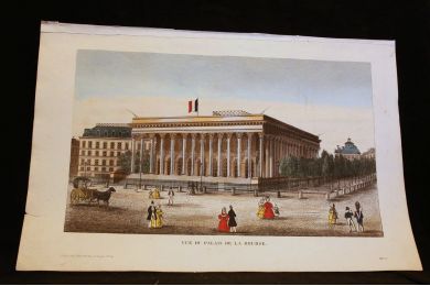 Vue d'optique - Vue du Palais de la Bourse - Prima edizione - Edition-Originale.com