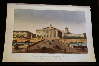 Vue d'optique - Vue du Palais de la chambre des députés - First edition - Edition-Originale.com