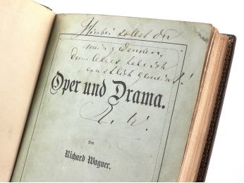 WAGNER : Oper und Drama - Signed book, First edition - Edition-Originale.com