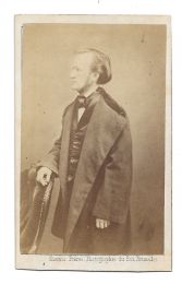 WAGNER : [PHOTOGRAPHIE] Portrait photographique de Richard Wagner - Erste Ausgabe - Edition-Originale.com