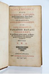 WARTON : Schola botanica sive catalogus plantarum - Edition-Originale.com