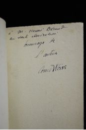 WEISS : L'espace. Notes pour servir à l'histoire des énergies de l'air - Autographe, Edition Originale - Edition-Originale.com