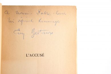 WEISSBERG : L'Accusé - Signed book, First edition - Edition-Originale.com