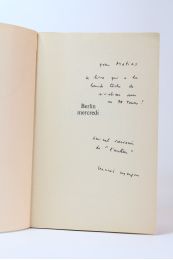 WEYERGANS : Berlin mercredi - Signed book, First edition - Edition-Originale.com