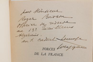 WEYGAND : Forces de la France - Signed book, First edition - Edition-Originale.com
