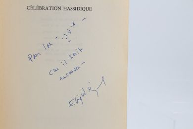 WIESEL : Célébration hassidique, portraits et légendes - Libro autografato, Prima edizione - Edition-Originale.com