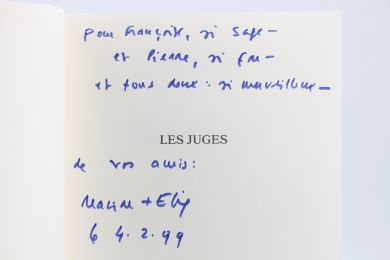WIESEL : Les juges - Libro autografato, Prima edizione - Edition-Originale.com