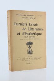 WILDE : Deniers essais de littérature et d'esthétique - Août 1887-1890 - Prima edizione - Edition-Originale.com