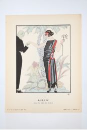 WORTH : Espérez. Robe du soir, de Worth (pl.48, La Gazette du Bon ton, 1922 n°6) - Erste Ausgabe - Edition-Originale.com