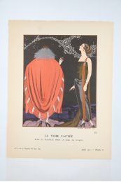 WORTH : La Voie lactée. Robe et manteau pour le soir, de Worth (pl.22, La Gazette du Bon ton, 1921 n°3) - Prima edizione - Edition-Originale.com