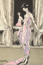 WORTH : Que vas-tu faire ! Robe du soir, de Worth (pl.46, La Gazette du Bon ton, 1920 n°6) - Prima edizione - Edition-Originale.com