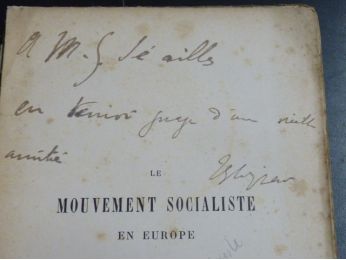 WYZEWA : Le mouvement socialiste en Europe, les hommes et les idées - Autographe, Edition Originale - Edition-Originale.com