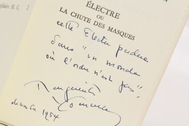 YOURCENAR : Electre ou la chute des masques - Autographe, Edition Originale - Edition-Originale.com