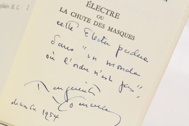 YOURCENAR : Electre ou la chute des masques - Signiert, Erste Ausgabe - Edition-Originale.com