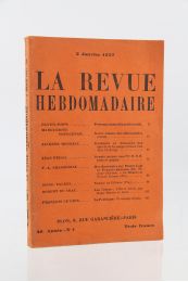 YOURCENAR : Notre-Dame-des-Hirondelles - In La revue hebdomadaire N°1 de la 46ème année - Prima edizione - Edition-Originale.com