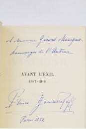 YOUSSOUPOFF PRINCE : Avant l'exil 1887-1919. - En exil - Signed book, First edition - Edition-Originale.com