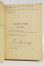 YOUSSOUPOFF PRINCE : Avant l'exil 1887-1919 - Signiert - Edition-Originale.com