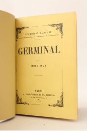 ZOLA : Germinal - Erste Ausgabe - Edition-Originale.com