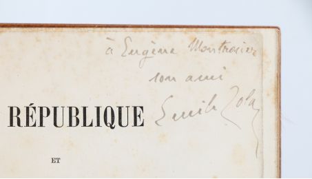 ZOLA : La république et la littérature - Autographe, Edition Originale - Edition-Originale.com