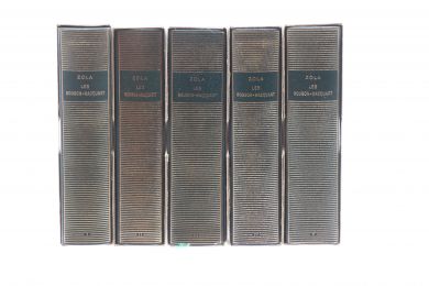 ZOLA : Les Rougon-Macquart Tomes I, II, III, IV & V. Complet en cinq volumes. - Edition-Originale.com