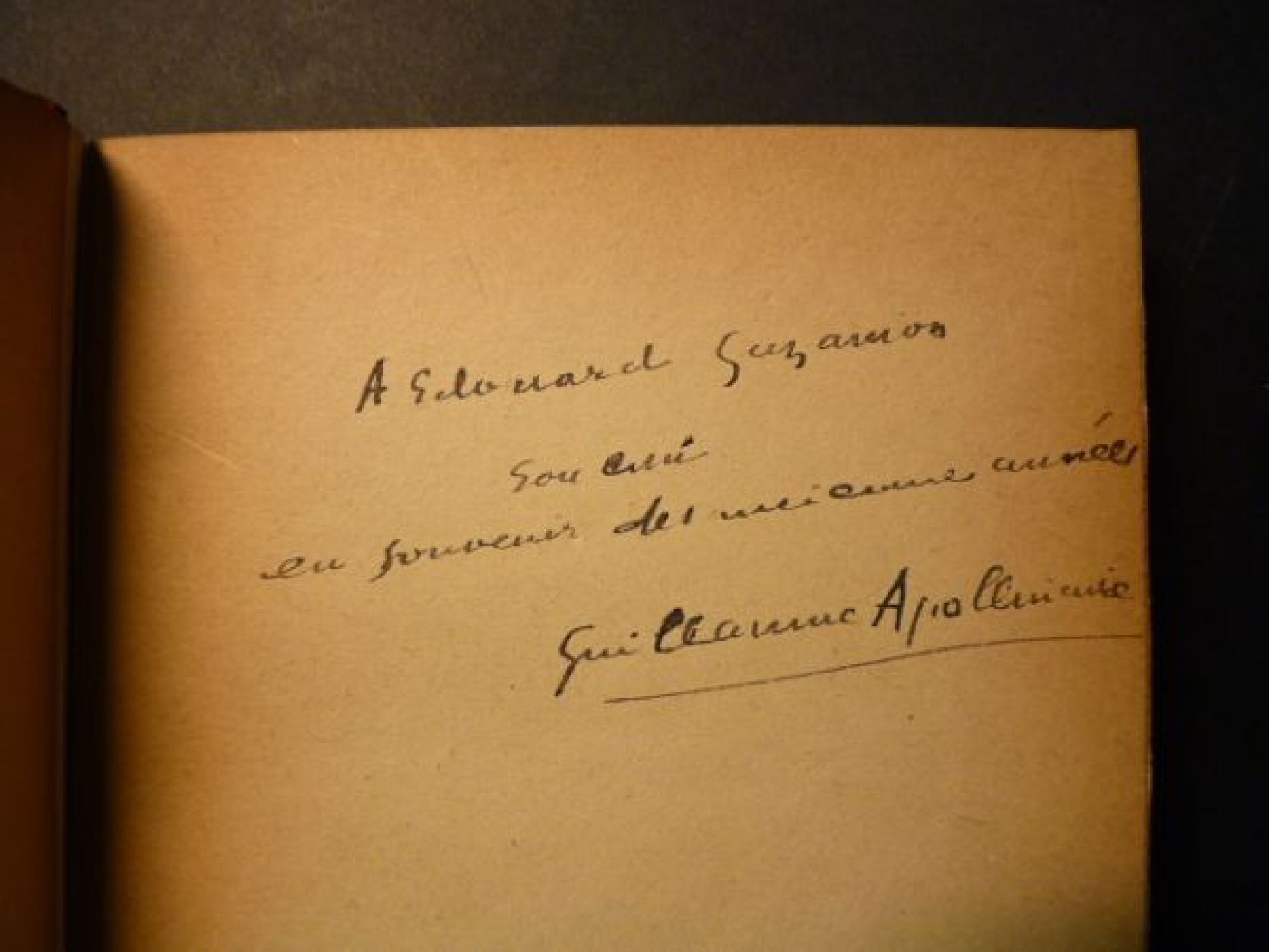 APOLLINAIRE : Calligrammes - Signed book, First edition - Edition ...