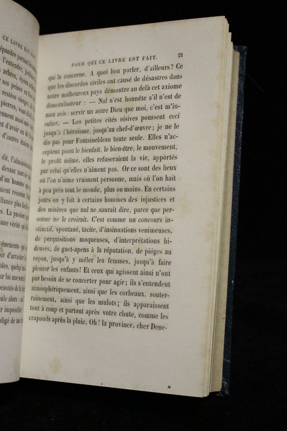 BAUDELAIRE : Hommage à A.C.F. Denecourt. Fontainebleau - First edition ...