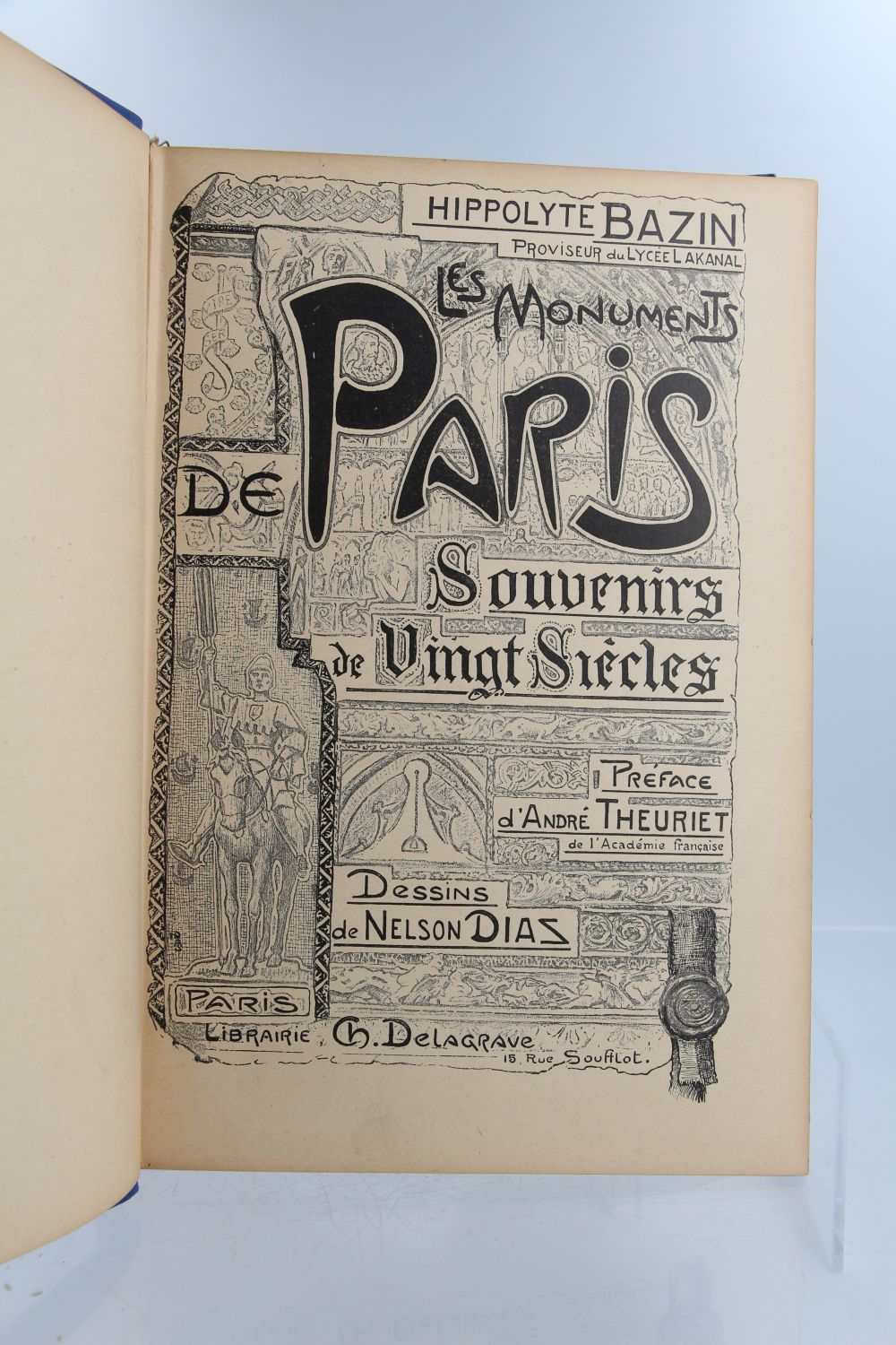 Bazin Les Monuments De Paris Souvenirs De Vingt Siècles Edition 