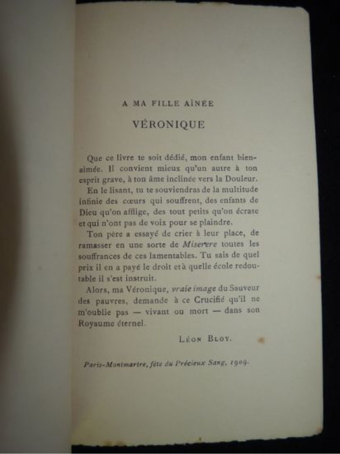 BLOY : Le sang du pauvre - Signed book, First edition - Edition ...