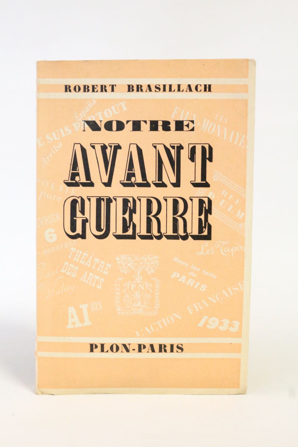 BRASILLACH : Notre avant-guerre - First edition - Edition-Originale.com