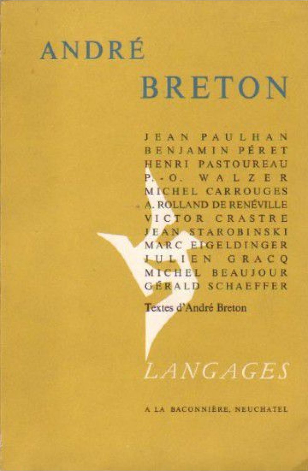 Breton Andre Breton First Edition Edition Originale Com