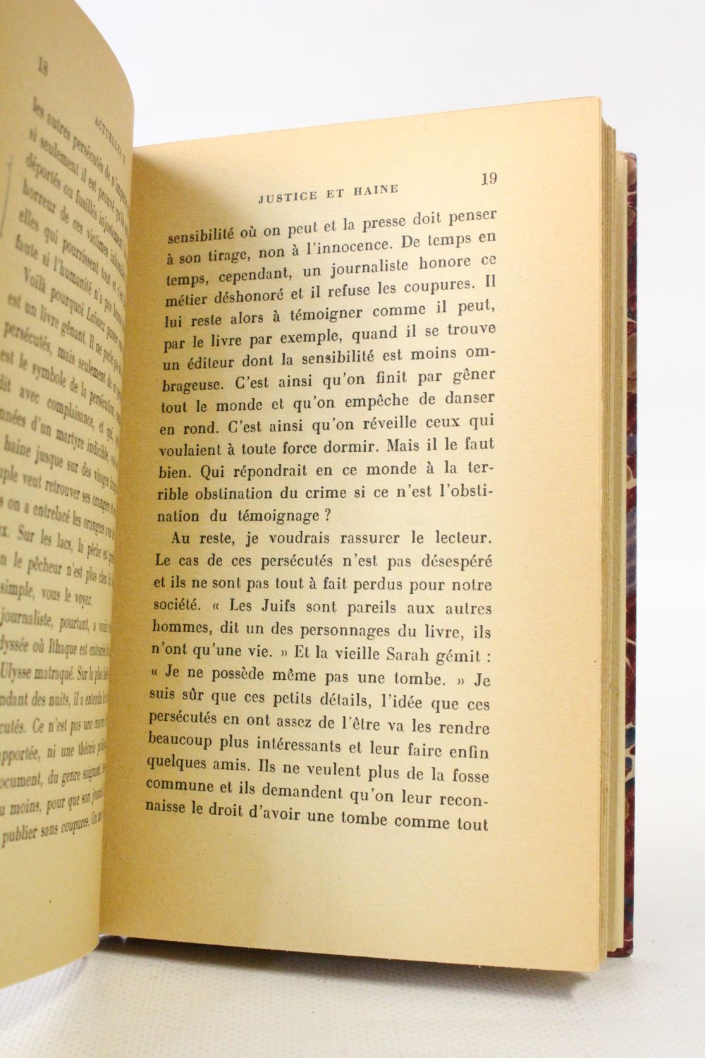 CAMUS : Actuelles II - Chroniques 1948-1953 - Signed book, First ...