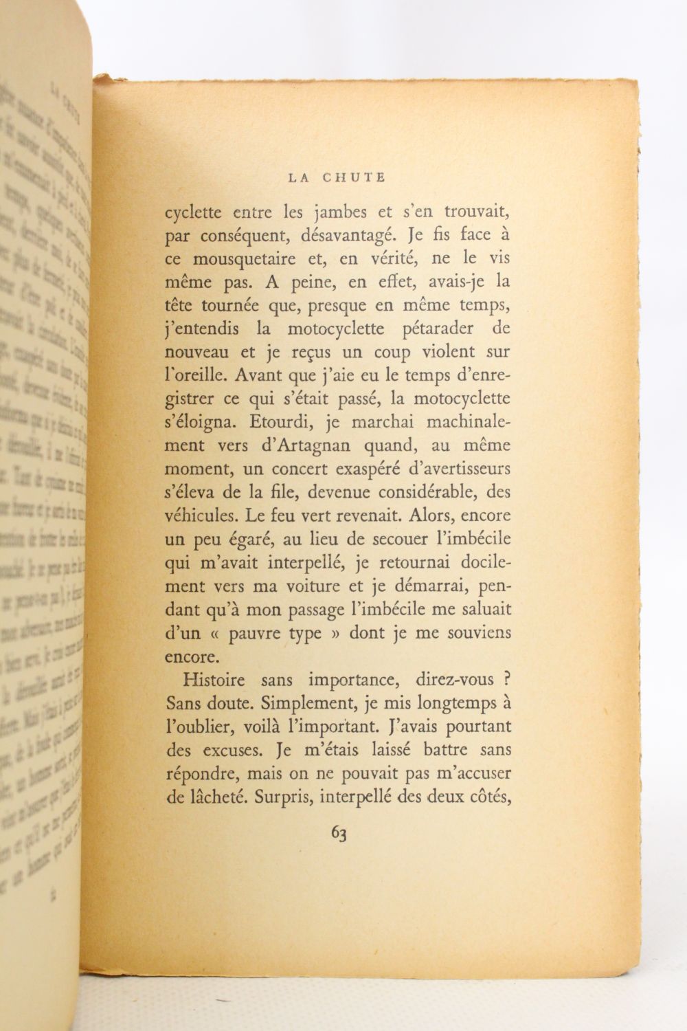 CAMUS : La chute - Signed book - Edition-Originale.com