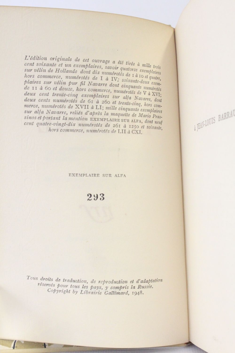 CAMUS : L'état de siège - First edition - Edition-Originale.com