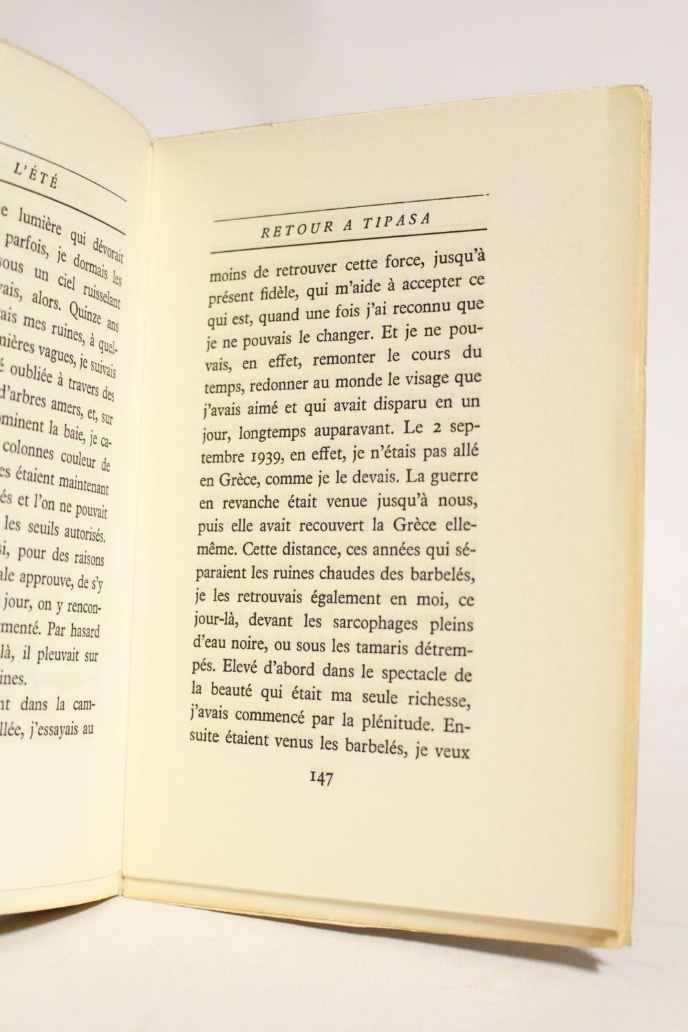 CAMUS : L'été - First edition - Edition-Originale.com