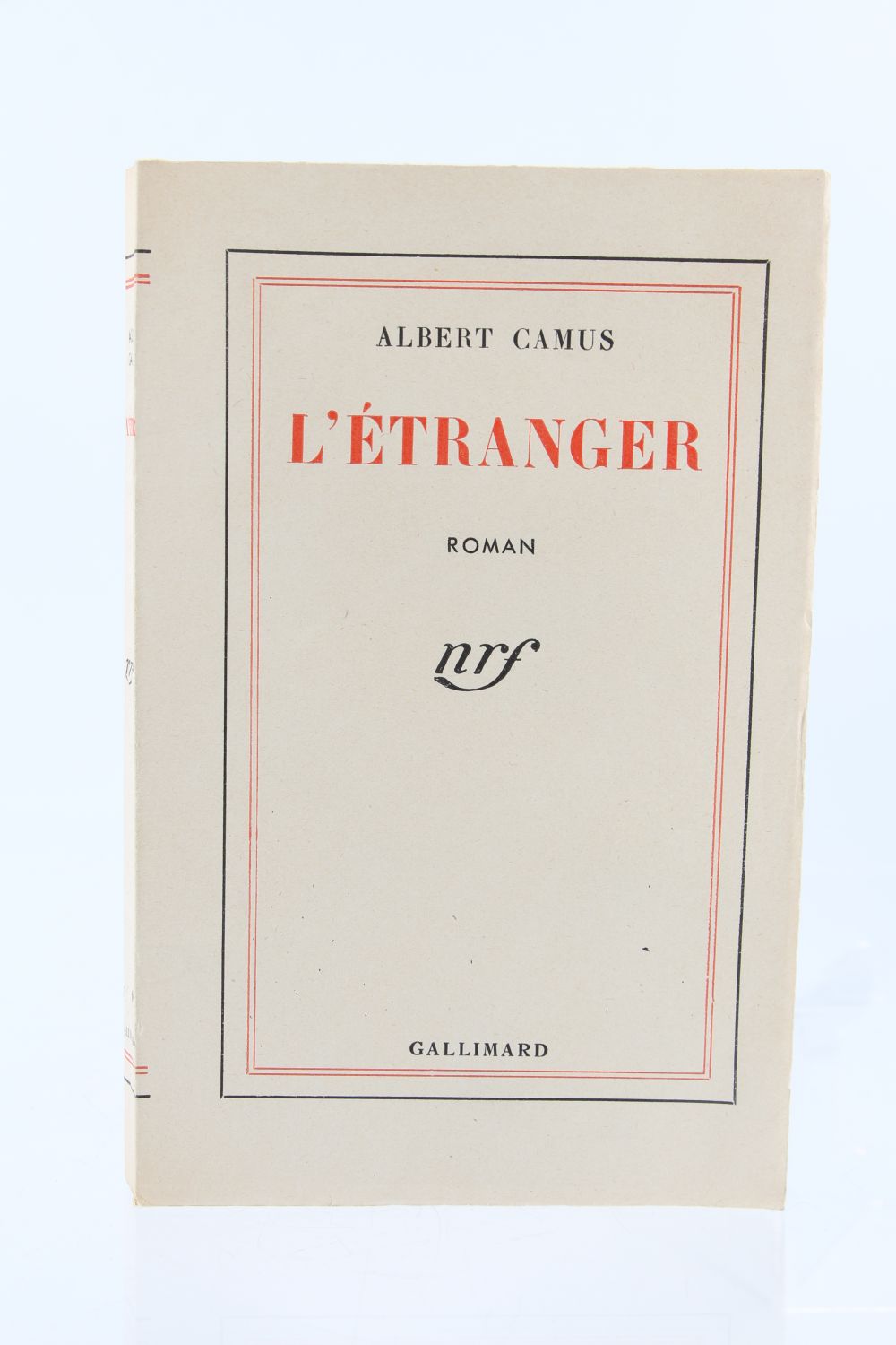 CAMUS : L'Etranger - Edition-Originale.com