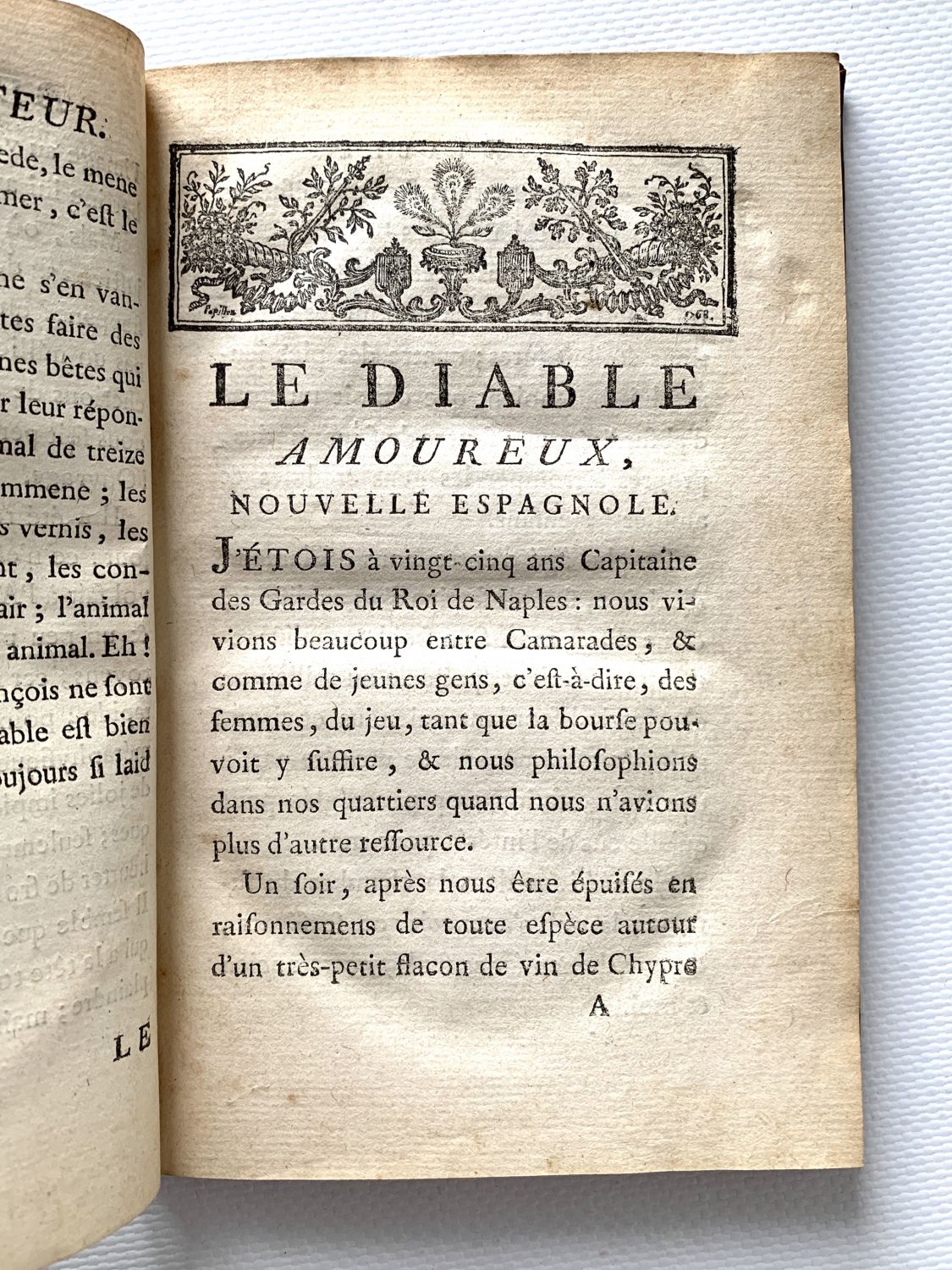 Cazotte Le Diable Amoureux Nouvelle Espagnole First Edition Edition Originale Com