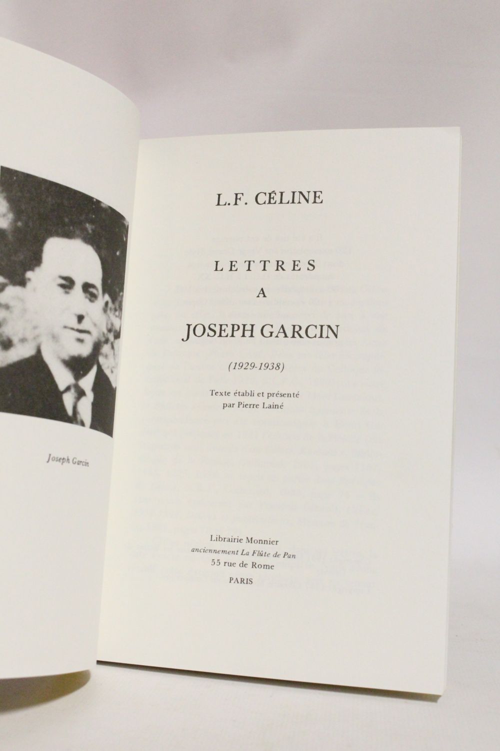 CELINE Lettres Joseph Garcin 1929 1938 First edition