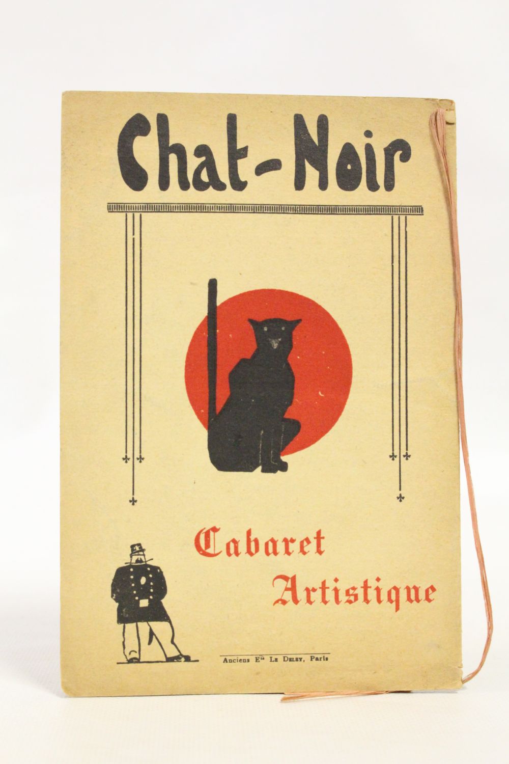 Collectif Programme Souvenir Du Cabaret Du Chat Noir