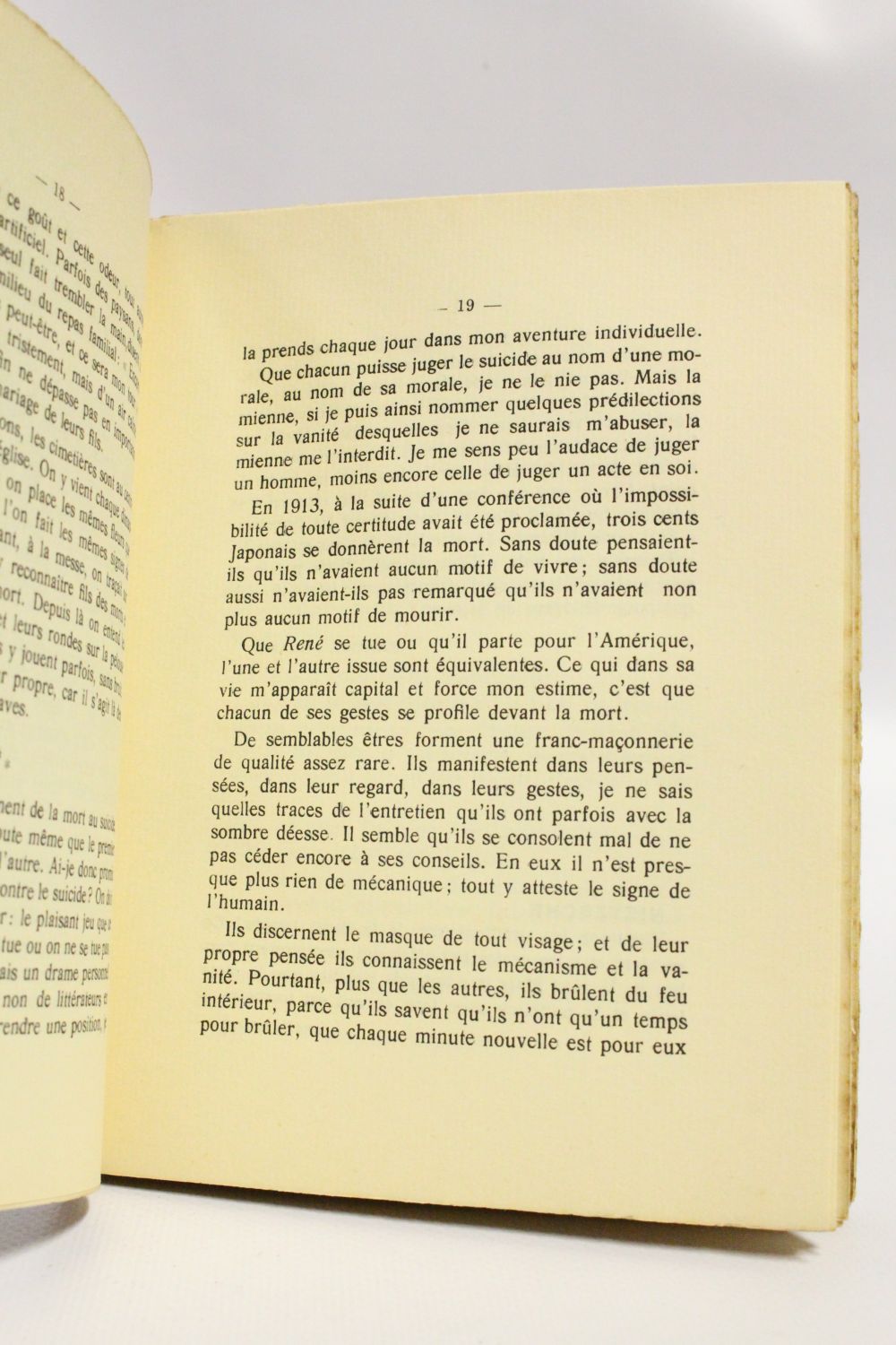 COLLECTIF : Sur le suicide. In Le disque vert N°1 de la troisième 